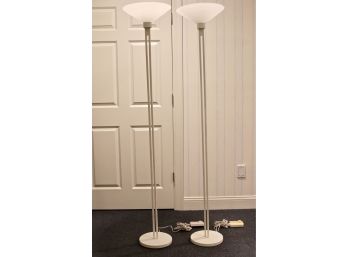 Set Of 2 Floor Lamps With Dimmer