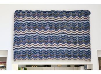 Very Large Hand Knitted Wall Decor 79' H X 51' W