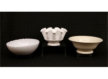 Set Of 3 Very Large Bowls
