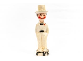 Vintage Carnival Chalkware Charlie McCarthy Figure