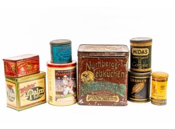 Collection Of Vintage Tins