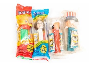 Four Sealed Pez Dispensers