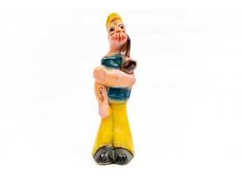 Popeye Carnival Chalkware Figure