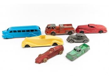 Group Of 7 Vintage Cast Aluminum Cars