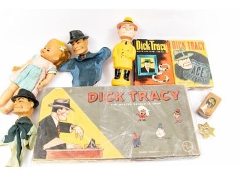 Vintage Collection Of Dick Tracy Toys & Games