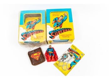 Group Of Superman Collectibles