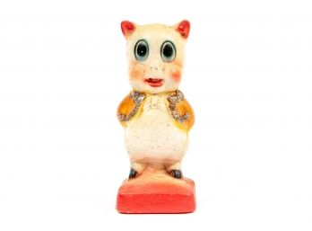 Porky Pig Carnival Chalkware Statue