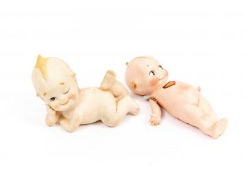 Lefton China Kewpie & Rose O Neill Kewpie Germany