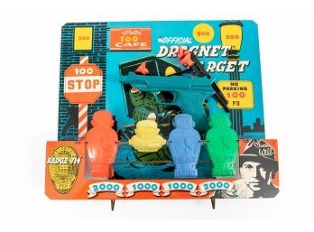 Vintage Official Dragnet Target Game