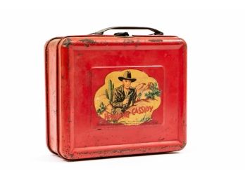 Vintage Hopalong Cassidy 1950's Metal Lunch Box