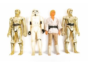 Four 12' Large General Mills Star War Figures 1978