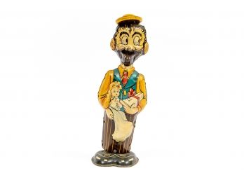 Mar Toys Tin Litho Wind-Up Toy - Dick Tracy Character