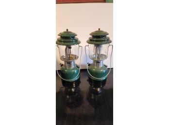 2 Coleman 220J Lanterns