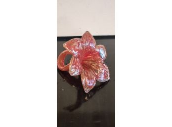 Genuine Italian Flower, Murano Italy