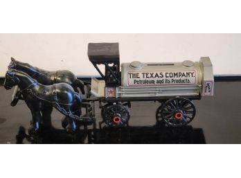 Horse Drawn Texaco Die-Cast Bank