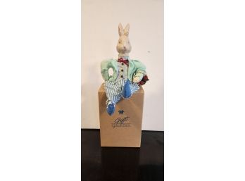 Never Used Avon Porcelain Spring Bunny Doll