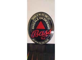 Bass Ale Glass Advertising Sign