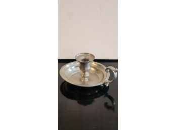 Vintage Pewter Candle Holder