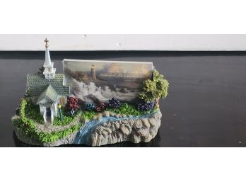 Thomas Kincade Lighted Business Card Holder