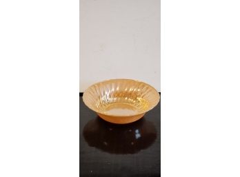 Anchor Hocking Marigold Carnival Glass Bowl