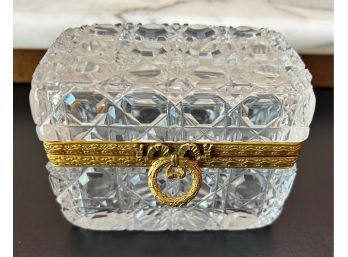 Cut Crystal Trinket Box Attr. Baccarat