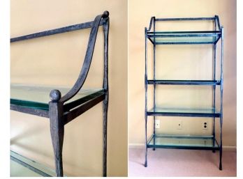 Iron And Glass Bakers Rack