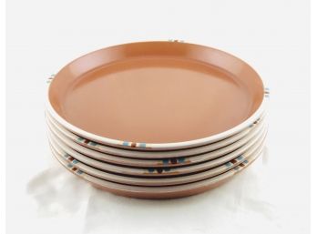 Set Of 6 Mid Century Modern DANSK Mesa Dinner Plates