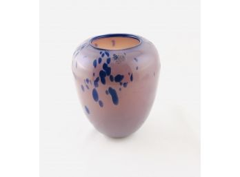 Mid Century Modern DANSK Glass Vase