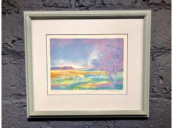 Signed Limited Edition Jean Fernand Lithograph - Rising Sun VIII