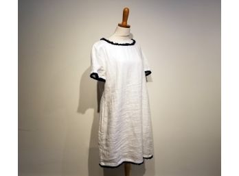 Women's French Curve Linen Dress