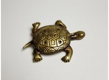Nepalese Brass Turtle Pendant Whitsle