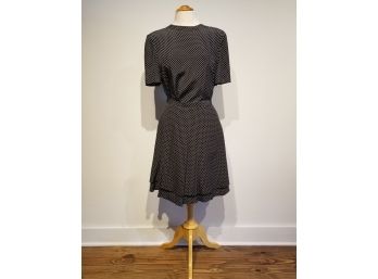 Women's Silk Matching Skirt And Blouse Set