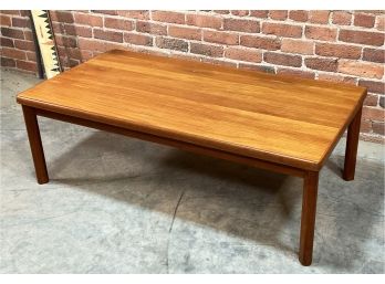 Vintage Mid Century Danish Modern Teak Coffee Table