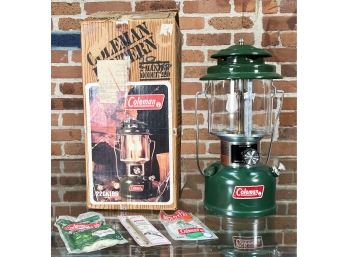 Vintage Coleman Gas Lantern In Box