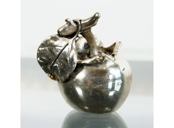 Vintage .999 Fine Sterling Silver Chinese Pomegranate Figure