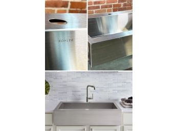 Kohler Stainless Steel Farmhouse Apron Sink - New - Never Installed