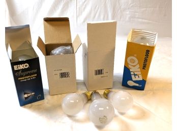 Lots Of Spare Bulbs For Photography