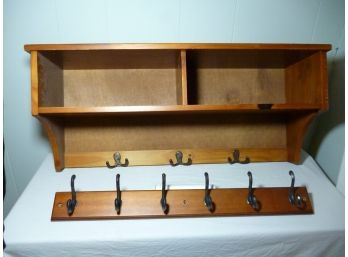 Hang It Up! Coat Hooks And Coat Rack With Storage