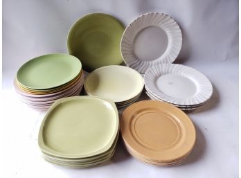 Vintage Mixed Lot Of Dinner Plates