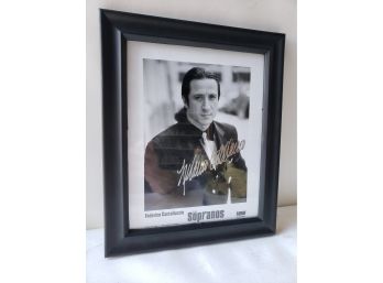 Framed Signed Autograph Of  Federico Castelluccio  The Sopranos