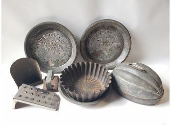 Vintage Tin Kitchen Wear Lot