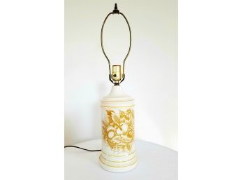 Vintage Fall Theme Accent Lamp No Shade