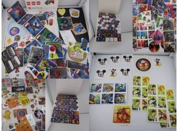 Huge Lot Of Stickers- Marvel, Dc, Star Wars, Disney And More 100's, Possibly Over A Thousand