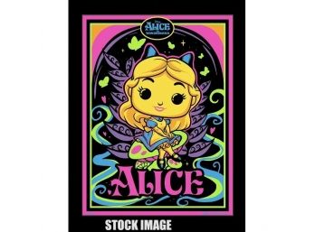 FUNKO Blacklight Poster- ALICE- Alice In Wonderland FUNKO SHOP EXCLUSIVE 18x24