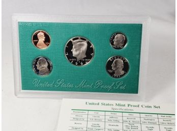 1994 Proof Set In Original Government Packaging