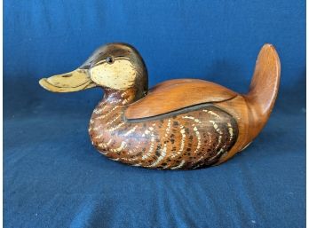 'Ruddy Neck Hen' Duck Decoy By Virginia Artists Larry And Vivki Phlegar