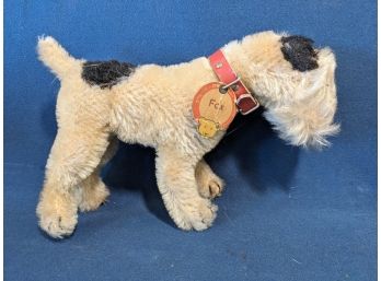 Steiff Mohair Dog 'Fox' Terrier With Original Paper Tag