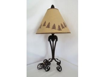 Adirondack Style Metal Pinecone Lamp By Cheyenne