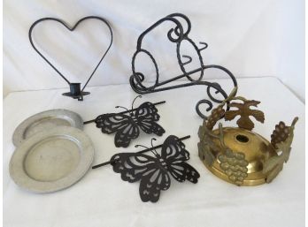 A Grouping Of Various Metal Accessories