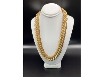 Vintage Gold Tone Chain Necklace
